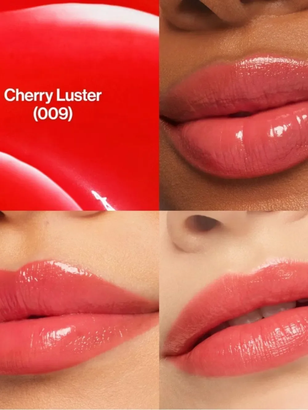 🦋 Revlon Cherry Luster (009) Super Lustrous Glass Shine Balm New Full Size
